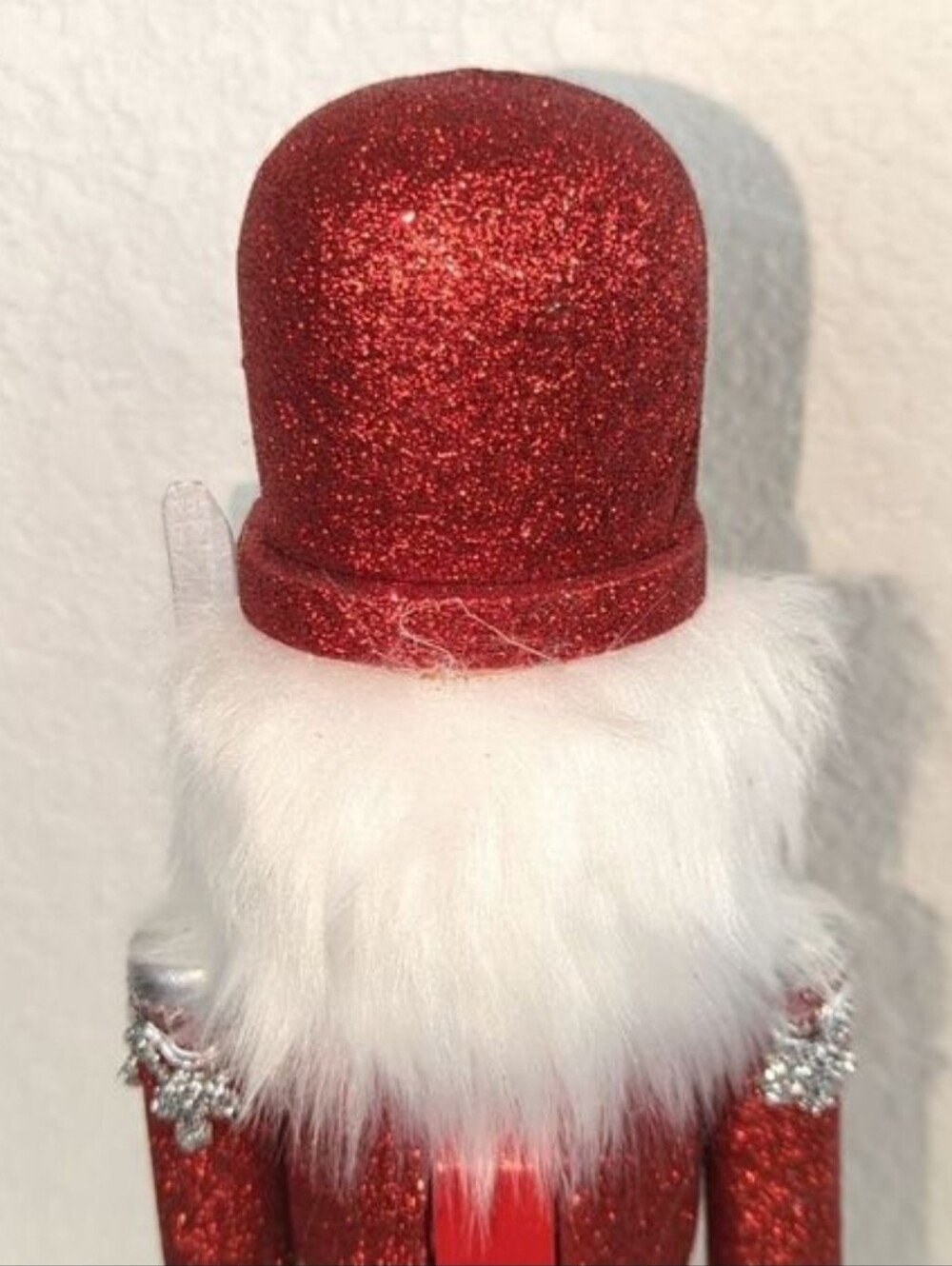 14" Wooden Nutcracker Glittering Soldier Santa Claus! Price Firm! - Picture 12 of 15